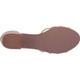 thumbnail image 4 of Touch Ups Womens Zoey Ankle Strap Evening Sandals Beige 7 Wide (C,D,W), 4 of 8