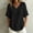 Black women v neck t shirt a1, variant on Loose Fit Short Sleeve T Shirt for Women, Casual V Neck Blouse, Soft Stretch Curved Hem Tee for Home Office Travel Daily Wear, Navy L