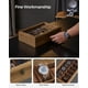 thumbnail image 3 of SONGMICS Caja para Relojes, Caja para Relojes con 12 Ranuras, Caja Organizadora para Relojes de Madera Maciza con Tapa de Vidrio, Vitrina para Relojes con Almohadas Extraíbles, Regalo para Sus Seres Q, 3 of 5