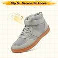 thumbnail image 3 of Kids Barefoot Wide Toe Shoes for Girls Boys High Top Wrestling Boxing Shoes Toddler Comfy Hiking Boots Zero Drop Minimalist Sneakers, 3 of 6
