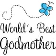 thumbnail image 2 of CafePress - World's Best Godmother Mug - 11 oz Ceramic Mug - Novelty Coffee Tea Cup, 2 of 3