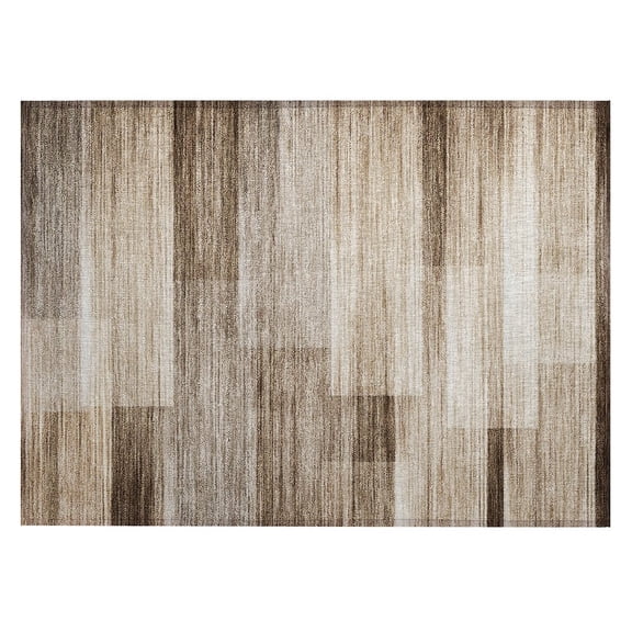 Dalyn Rugs Machine Washable Indoor/Outdoor Chantille ACN2082 Brown 1'8" x 2'6" Rug