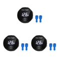 thumbnail image 3 of Youkk DC 5V-48V Voltmeter with Terminal LED Digital Display Car Voltage Meter IP65 Waterproof Accessory for RV Vehicle Automobile White 3Set, 3 of 6