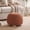 Rust, variant on Christopher Knight Home 15.15" H Upholstered Round Accent Ottoman, Solid Wood Legs, Rust