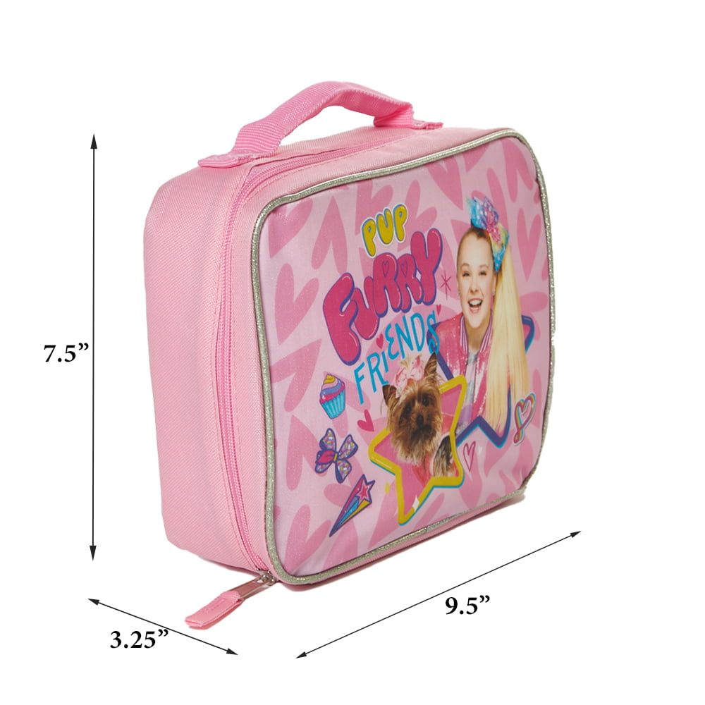 JOJOOKIDS Lunch Box for Girls Waterproof Insulated Lunch Bag for Packing  Hot or Cold Meals | Pink Paris Girl Lunch Bags for School, Kindergarten or