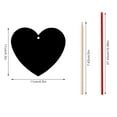 thumbnail image 4 of SPOORYYO Valentine's Day Scratch Paper Art Set - 24 Pcs Heart Shaped DIY Craft Kit with Wooden Sticks & Ribbons for Kids and Adults, Fun Love Note Cards, 4 of 9