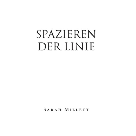 Spazieren Der Linie, (Hardcover)