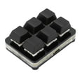 thumbnail image 1 of 6 Keys Mechanical Gaming Keyboard, DIY RGB Red Switch Programmable Keyboard with Hot Swappable Switches, Small USB Wired Keyboard for Game Office, 1 of 7