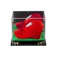 thumbnail image 3 of Deluxe Acrylic Baseball Cap Display Case Gold Risers, Mirror, Turf Base Wall Mount (A006-GR), 3 of 8