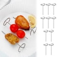 thumbnail image 2 of 10-Piece Stainless Steel Oven Hanging Skewer Rack Set - Vertical Bbq Broiler Kabob Accessories For Kitchen, Grilling & Even Cooking, 2 of 7