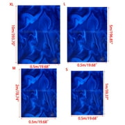 ZPAQI Hydro Dip Hydro Dipping Hydrographics Water Transfer Film Blue Flames Dip Kit