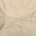 thumbnail image 4 of GDF Studio Germaine Modern Corduroy 3 Foot Beanbag, Ivory, 4 of 6
