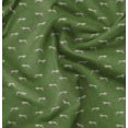 thumbnail image 1 of Soimoi Tissu Vert Poly Georgette Peau de Léopard Imprimé 1 Yard 52 Pouces de Large, 1 of 6