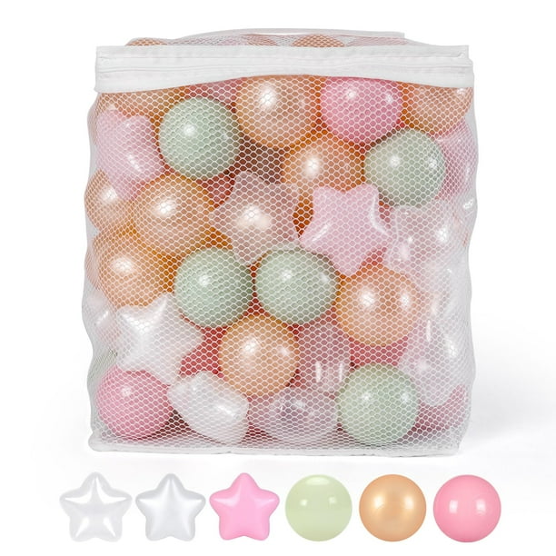 Juguete infantil Ball Pit Balls STARBOLO de plástico a prueba de aplastamiento, 100 unidades