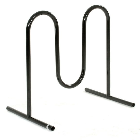 Global Industrial Wave Bike Rack, Black, Free Standing, 5-Bike