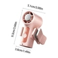 thumbnail image 3 of Handheld TEC Cooling Fan 6 Speed Rechargeable Portable Clip On Personal Fan Instant Chill Plate LED Display USB C Mini Desk Stroller Travel Outdoor Fan, 3 of 6