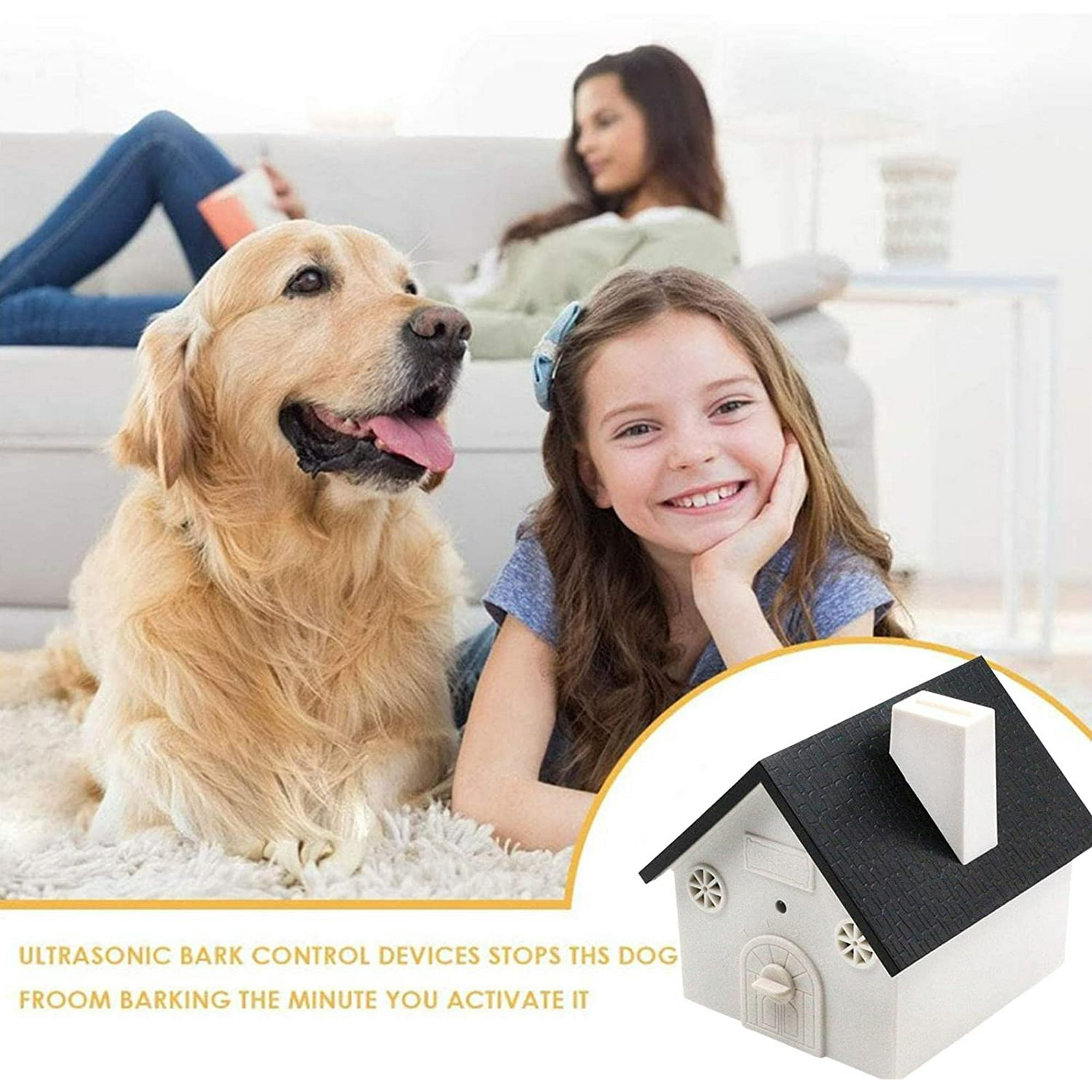 Ultrasonic Dog Bark Repeller Weatherproof Bark Box for Outdoor