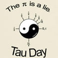 thumbnail image 4 of CafePress - Tau Day White T Shirt - Men's Classic Graphic T-Shirt, 4 of 5