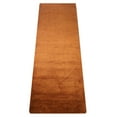 thumbnail image 6 of Rugsotic Carpets Handmade Rugs Hand Knotted Loom Runner 2'6''x8' Gold Silk for Indoor Use, 6 of 8