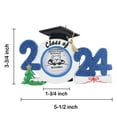 thumbnail image 3 of Maxora Customized Christmas Gift Ornament Graduate Photoframe Blue Free Customize, 3 of 9
