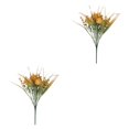 thumbnail image 2 of Rama de flores artificiales sweethay Decoración de jardín Naranja 2Conjunto, 2 of 6