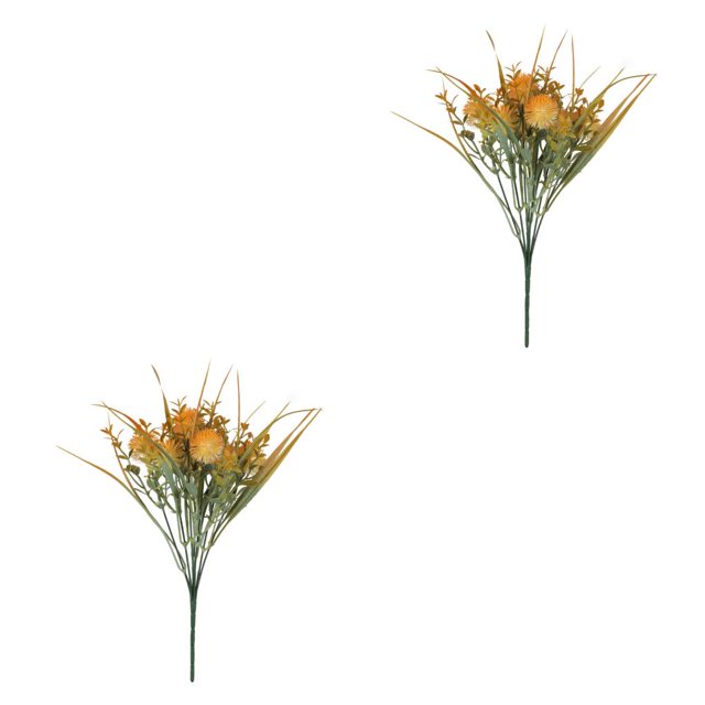 Rama de flores artificiales Advancent Fondo de fotografía decorativo Naranja 2piezas