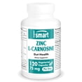 thumbnail image 1 of Suplemento Supersmart Zinc L-Carnosina 75 mg/día 120 cápsulas, 1 of 7