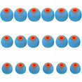 thumbnail image 1 of wonima02 Silicone Earbud Covers - Replacement Tips for In-Ear Headphones (Inner Hole 3.8mm-5.1mm) - 9 Pairs S/M/L - Orange/Blue, 1 of 1