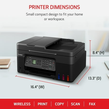 Canon - PIXMA G4270 MegaTank Wireless All-In-One SuperTank Inkjet Printer - Black