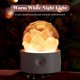 thumbnail image 5 of Humidificador de piedra de sal de cristal Luz de noche blanca cálida Humidificador de niebla de 300 Abody Blanco, 5 of 7