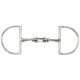 thumbnail image 2 of 5.5 In Centaur Horse Bit Stainless Steel Hunter Dee Snaffle D Ring, 2 of 2