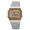Silver/Gold, variant on A158W-1 Men's Classic Silver Stainless Steel Water Resistant Digital Watch