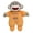 Orange Sock Monkey, variant on Baby Starters My First Doll 10 inch Plush Baby Doll, Brunette Eva