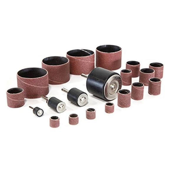 Kit de Tambor de Lijado WEN DS164 de 20 Piezas para Taladros de Prensa y Taladros Eléctricos