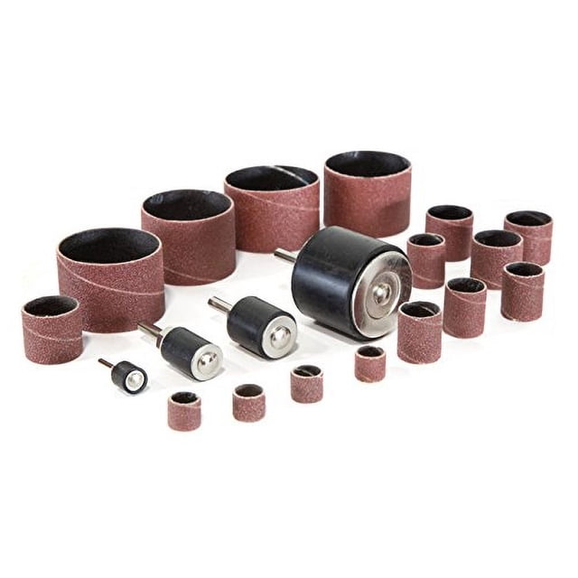 Kit de Tambor de Lijado WEN DS164 de 20 Piezas para Taladros de Prensa y Taladros Eléctricos