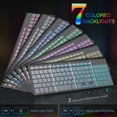 thumbnail image 2 of Combinación de teclado y ratón inalámbricos JOYACCESS 7 opciones retroiluminadas, 2 of 7