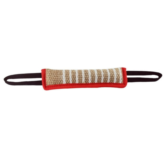 Indestructible Sausage For Interactive Play With Handle Pet Toy For Chew Training Durable TPR Material Indoor Outdoor Use