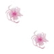 thumbnail image 1 of Qarigey Tocado de malla para mujer, accesorios de fotografía de larga duración, tocado de fiesta de rendimiento ajustable para maquillaje, Rosa 2piezas, 1 of 6