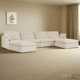 thumbnail image 3 of Urban Cali Canapé Sectionnel Modulaire en U Long Beach (Beige), 3 of 42