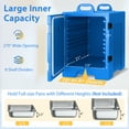 thumbnail image 4 of Costway End-Loading Insulated Food Pan Carrier Hot & Cold 5 Food Pan Capacity with Handles, 4 of 9