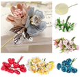 thumbnail image 1 of 10Pcs/Bag Artificial Flower No Withering Exquisite Workmanship Colorful Cherry Stamen Berries Bunch Fake Flower for Home, 1 of 9