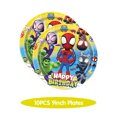 thumbnail image 3 of Decoración de cumpleaños de Spidey y sus increíbles amigos, suministros para fiestas, vasos de papel, platos, servilletas, vajilla, manteles, globos para niños, 3 of 5