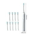 thumbnail image 3 of Byujiro Electric Toothbrush with 10 Brush Heads 6 Cleaning Modes Upgraded Toothbrush Longer Life Faster Charging, 3 of 8