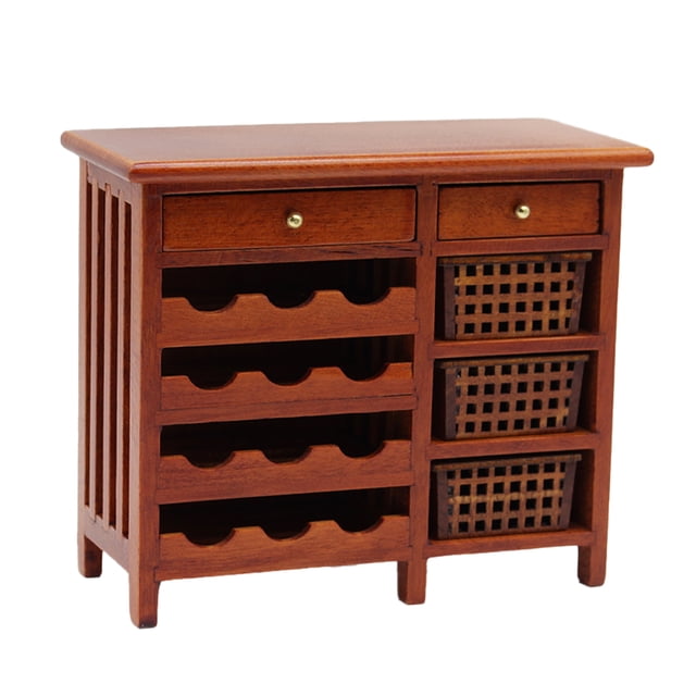 Bewildely Gabinete de simulación de mini casa, juguete de varios estilos, armario en miniatura, dormitorio de damas, muebles pequeños, Muebles de casa de muñecas