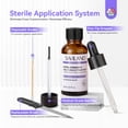 thumbnail image 6 of SAVILAND Toenail Fungus Treatment Extra Strength: 2X Extreme Nail Repair for Discolored and Damaged Nails Toenail Softener Yellow Toenail Foot Toe Thick Nail Fungus Treatments Solution,1 fl oz, 6 of 10