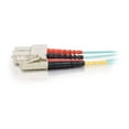 thumbnail image 4 of C2G 5m LC-SC 10Gb 50/125 Duplex Multimode OM3 Fiber Cable - Aqua - 16ft - patch cable - 16.4 ft - aqua, 4 of 4