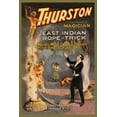 thumbnail image 2 of Strobridge 17x24 White Modern Wood Framed Museum Art Print Titled - Magicians: East Indian Rope Trick: Thurston the Famous Magician, 2 of 4