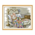 thumbnail image 2 of Mistaha Décalque 17,3 * 14 Pouces The Old Married Couple Motif Kit de Point de Croix avec, 2 of 8