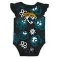 thumbnail image 4 of Girls Newborn & Infant Outerstuff Jacksonville Jaguars The Sunshine Two-Piece Bodysuit Set, 4 of 5