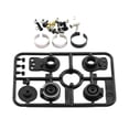 thumbnail image 2 of Accesorios Portátiles de Ahorro de Servo con Tornillos, Piezas de Mejora Del Brazo de Dirección para Modelo de Escala 1:10, Coche, Camión, J Negro Hugo Ahorrador de servo, 2 of 7